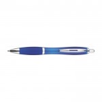 Kugelschreiber in rutschfester Ausführung Farbe Blau erste Ansicht