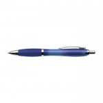 Kugelschreiber in rutschfester Ausführung Farbe Blau zweite Ansicht