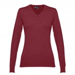 Sweatshirt mit V-Ausschnitt 220 g/m2 Farbe Bordeaux