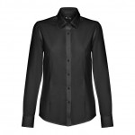 Hemd für Damen aus Baumwolle und Polyester 130 g/m2 Farbe schwarz
