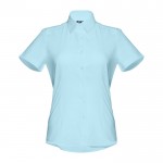 Hemden für Damen 130 g/m2 bedrucken Farbe hellblau
