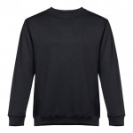 Sweatshirt Polyester und Baumwolle 300 g/m2 Farbe schwarz