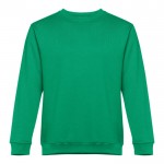 Sweatshirt Polyester und Baumwolle 300 g/m2 Farbe grün