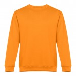 Sweatshirt Polyester und Baumwolle 300 g/m2 Farbe orange