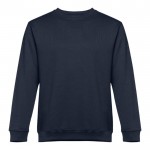 Sweatshirt Polyester und Baumwolle 300 g/m2 Farbe marineblau