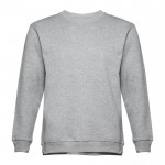 Sweatshirt Polyester und Baumwolle 300 g/m2 Farbe grau