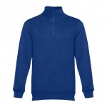 Sweatshirts 1/4 Reißverschluss als Werbeartikel Farbe köngisblau