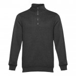 Sweatshirts 1/4 Reißverschluss als Werbeartikel Farbe graphit