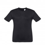 T-Shirt für Kinder bedrucken Farbe schwarz