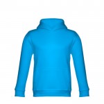 Kinder-Sweatshirt 320 g/m2 bedrucken Farbe cyan-blau