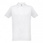 Polo Shirts Baumwolle und Polyester 200 g/m2 bedrucken Farbe weiß