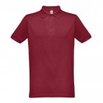 Polo Shirts Baumwolle und Polyester 200 g/m2 bedrucken Farbe bordeaux