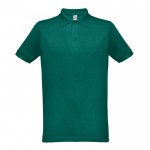 Polo Shirts Baumwolle und Polyester 200 g/m2 bedrucken Farbe dunkelgrün