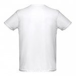 Herren T-Shirts 130 g/m2 bedrucken Farbe weiß zweite Ansicht