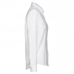 Hemd für Damen aus Baumwolle und Polyester 130 g/m2 Farbe weiß dritte Ansicht
