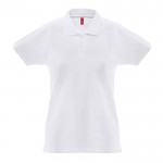Damen-Polohemd 240 g/m2 Farbe Weiß zweite Ansicht