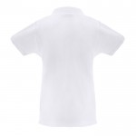 Damen-Polohemd 240 g/m2 Farbe Weiß dritte Ansicht