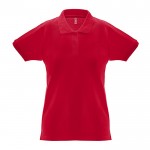 Damen-Polohemd 240 g/m2 Farbe Rot zweite Ansicht