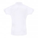 Poloshirt aus Baumwolle und Polyester 200 g/m2 Farbe Weiß dritte Ansicht