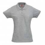 Poloshirt aus Baumwolle und Polyester 200 g/m2 Farbe Grau mamoriert zweite Ansicht