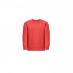 Sweatshirt mit recyceltem Polyester, 300 g/m2, THC DELTA KIDS farbe rot zweite Ansicht