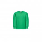 Sweatshirt mit recyceltem Polyester, 300 g/m2, THC DELTA KIDS farbe militärgrün zweite Ansicht