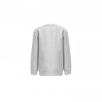 Sweatshirt mit recyceltem Polyester, 300 g/m2, THC DELTA KIDS farbe grau mamoriert dritte Ansicht