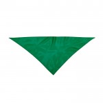 Klassischer dreieckiger Polyesterschal in leuchtenden Farben farbe grün erste Ansicht
