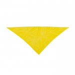 Klassischer dreieckiger Polyesterschal in leuchtenden Farben farbe gelb erste Ansicht