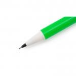 Druckbleistift mit Radiergummi und Stiftform Farbe grün zweite Ansicht