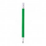 Druckbleistift mit Radiergummi und Stiftform Farbe grün