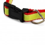 Reflektierendes Halsband für Haustiere Farbe rot zweite Ansicht