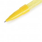 Seifenblasenstift mit Halsband Farbe gelb zweite Ansicht