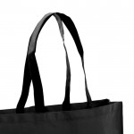 Stabile Non-Woven-Tasche 100 g/m2 Farbe schwarz fünfte Ansicht