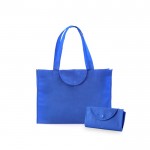 Faltbare Non-Woven-Tasche 90 g/m2 Farbe blau erste Ansicht