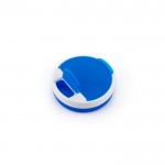 Pillendose mit Spenderdeckel Farbe blau vierte Ansicht