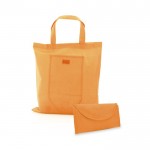 Einkaufstasche faltbar mit Klettverschluss 80 g/m2 Farbe orange sechste Ansicht