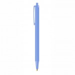 Günstiger Kugelschreiber mit Logodruck Farbe Blau