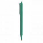 Günstiger Kugelschreiber mit Logodruck Farbe Grün