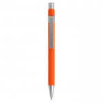 Kugelschreiber aus Metall bedrucken Farbe Orange