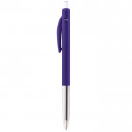 BIC-Kugelschreiber mit bedrucktem Druckknopf Farbe Marineblau