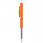 BIC-Kugelschreiber mit bedrucktem Druckknopf Farbe Orange