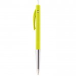 BIC-Kugelschreiber mit bedrucktem Druckknopf Farbe Hellgelb