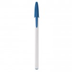 Kugelschreiber mit Abdeckung bedrucken Farbe Blau