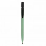 Ökologischer Kugelschreiber mit Logo Farbe Grün