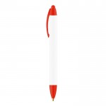 Recycelter Kugelschreiber mit Logo bedrucken Farbe Rot