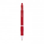 Durchsichtiger Stift bedrucken Farbe Rot