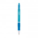 Durchsichtiger Stift bedrucken Farbe Hellblau