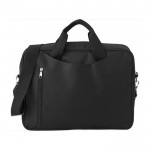 Tasche mit Henkeln und verstellbarem Schultergurt Farbe Schwarz zweite Ansicht