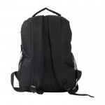 Rucksack aus 600D-Polyester mit mehreren Außentaschen farbe schwarz erste Ansicht